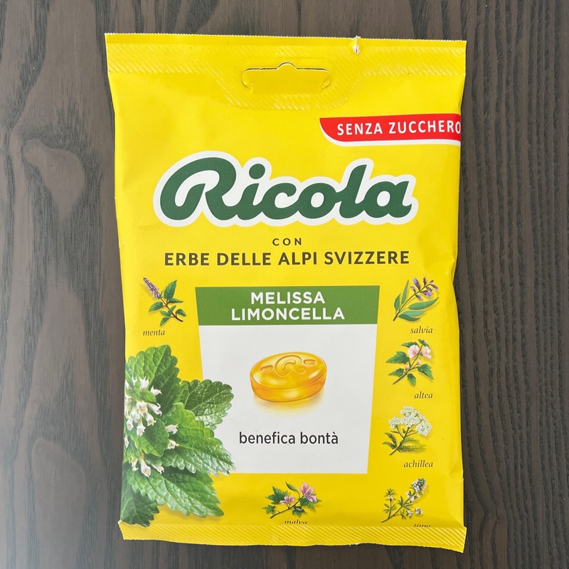 آبنبات ریکولا اصل سوئیس طبیعی با عصاره مخلوط گیاهان دارویی کوهستان آلپ سوئیس 