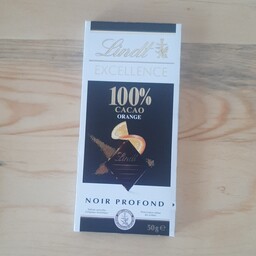 شکلات تلخ Lindt Excellence مدل 100درصد کاکائو 