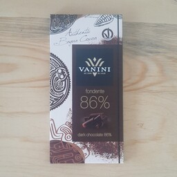 شکلات تلخ 86درصد Vanini ساخت ایتالیا