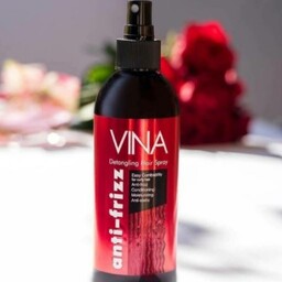 اسپری مو گره باز کن وینا ضد وز سهولت در شانه کردن نرم کننده مرطوب کننده بدون نیاز ب آبکشی