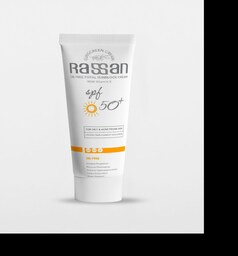 کرم ضد آفتاب  بدون رنگ و فاقد چربی راسن spf50