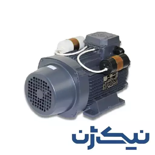 الکتروموتور آلومینیومی موتوژن (MOTOGEN) تکفاز دوخازن 037کیلووات نیم اسب، 3000 دور، ارسال با باربری (پس کرایه)