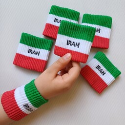 مچ بند  ایران، مچبند کشی طرح پرچم ایران ، بسته دو عددی