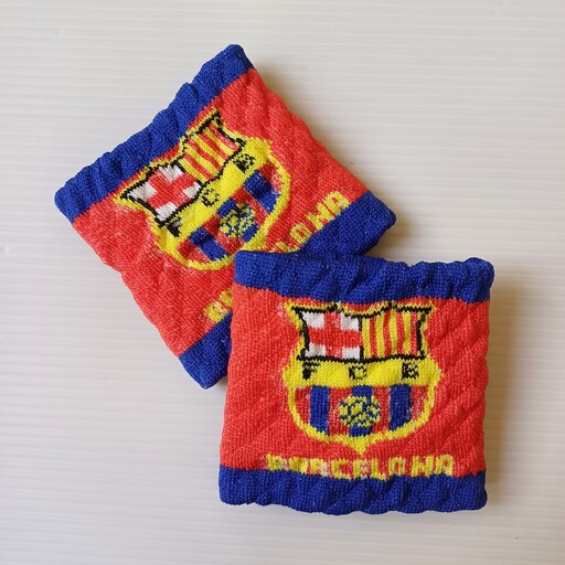 مچ بند  بارسلونا ، مچبند کشی طرح لوگوی تیم بارسلونا ، بسته دو عددی