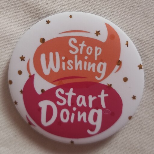 پیکسل سوزنی مات مخملی ضد خش طرح Stop wishing 