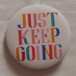 پیکسل سوزنی مات مخملی ضد خش طرح  Just keep going 