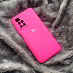 قاب گوشی Redmi 10 - Redmi 10 Prime شیائومی سیلیکونی های کپی محافظ لنز دار صورتی