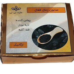 صابون گیاهی ذغال فعال 100 گرمی