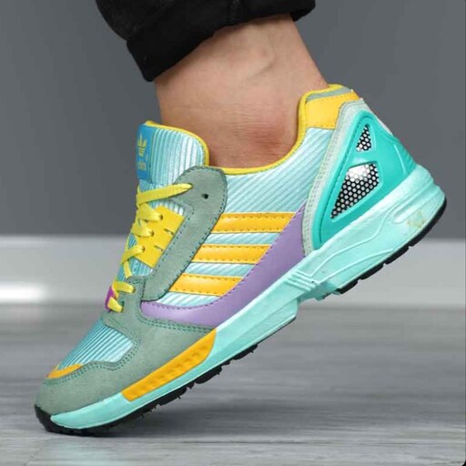 کتونی مردانه آدیداس سبز فیروزه ای Adidas Zx8000