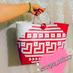 کیف های حصیر مصنوعی  دست بافت زنانه در همه طرحها و رنگ  برای خرید و گردش