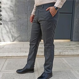 شلوار پارچه ای کلاسیک جنس جودون کیفیت عالی تن پوش راسته و شیک فاق بلند سایز 44 تا 54