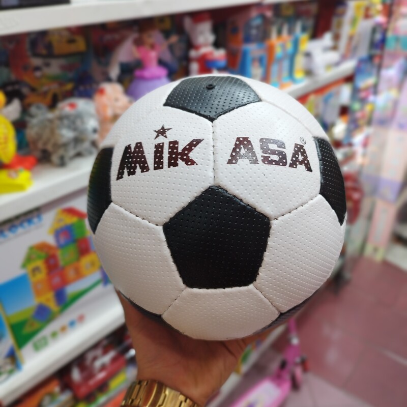 توپ فوتبال چهل تیکه دوختی طرح MIKASA