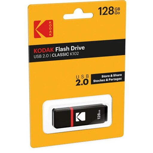 فلش مموری کداک ظرفیت 128 گیگابایت مدل KODAK K102 USB 2.0