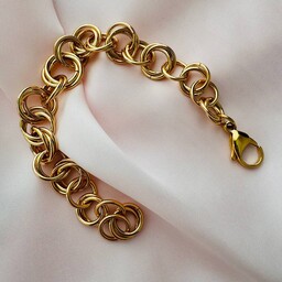 دستبند، دستبند زنانه، دستبند حلقه ای ، دستبند رزگلد،دستبند خاص ، دستبند ژوپینگ ،دستبند طرح طلا
