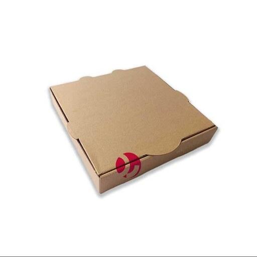جعبه پیتزا مقوا ایفلوت مینی بدون چاپ (پک100عددی)