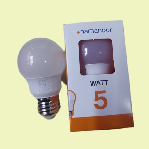 لامپ 5 وات نمانور بسته 8 عددی