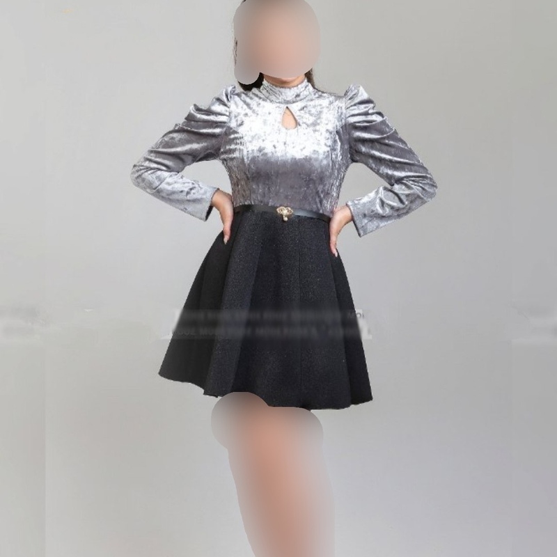 لباس مجلسی کوتاه عروسکی مدل اشکی - سارافون مجلسی دخترانه سایز 36 تا 44
