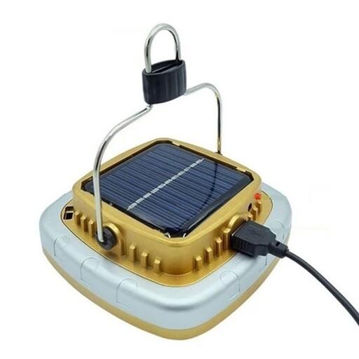 چراغ قوه کمپینگ شارژی مدل خورشیدی با ارسال رایگان