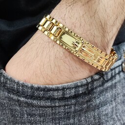دستبند رولکس صلیب طلایی