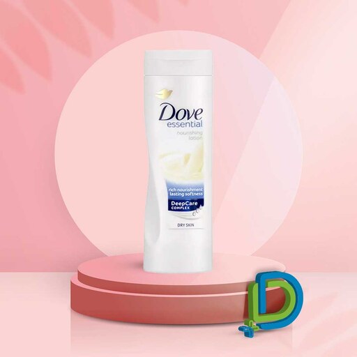 لوسیون تقویت کننده بدن داو Dove Essential Body Lotion 