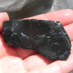 سنگ راف اونیکس جاسپر سیاه عقیق مشکی معدنی q10