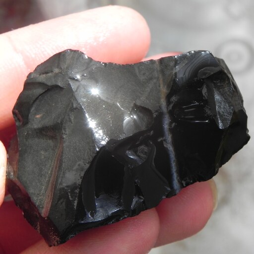 سنگ راف اونیکس جاسپر سیاه عقیق مشکی معدنی q23
