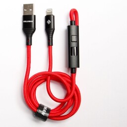 کابل تبدیل USB به microUSB کلومن مدل KD-L66 طول 1 متر قرمز