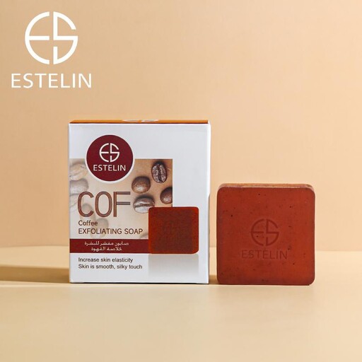 صابون لایه بردار قهوه استلین Estelin Coffee Exfoliating Soap