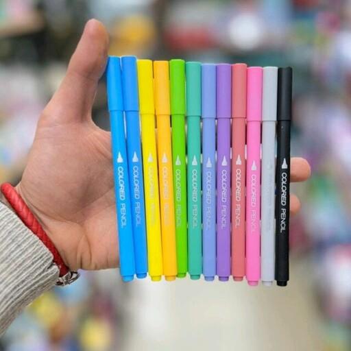 مداد رنگی بی نهایت 12 رنگ 