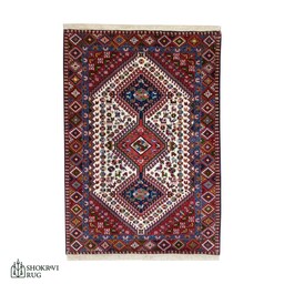 فرش دستباف قشقایی یلمه شیراز شکروی کد 11196