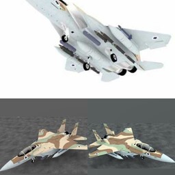 کیت ساخت ماکت جت جنگنده F-15  استتار خاکی 