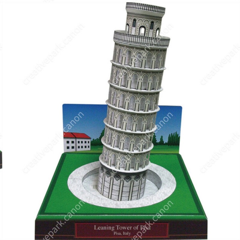 کیت ساخت ماکت برج پیزا ایتالیا.