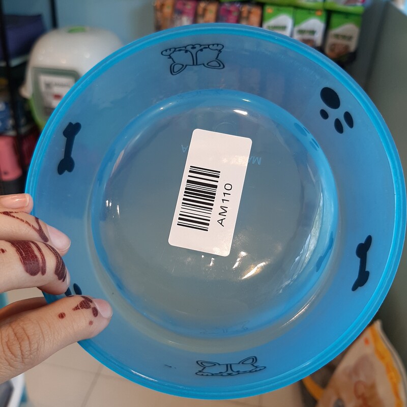 ظرف غذای شفاف پلاستیکی سگ و گربه