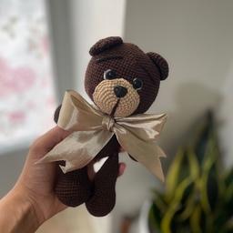 عروسک خرس قهوه ای 