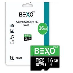 رم میکرو 16گیگ بکسو (BEXO) 533X 80MB با گارانتی شرکتی آواتک