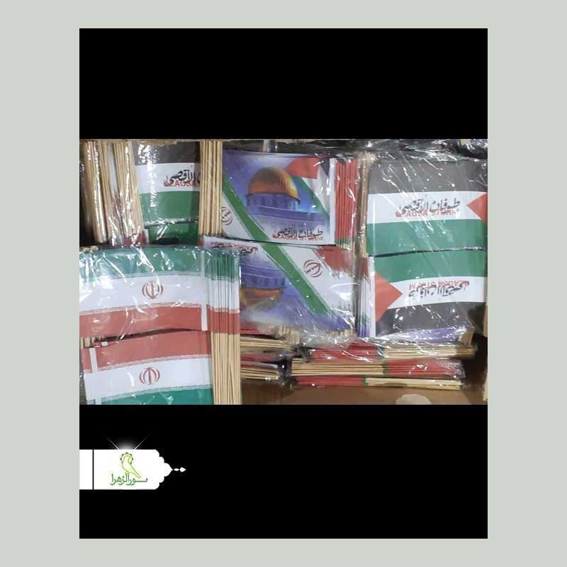 100 عدد پرچم دستی فلسطین
