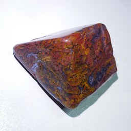 سنگ عقیق شجر (عقیق آتشین)،بسیار دیدنی و کمیاب با کیفیت و طرخ و رنگ و قیمت عالی(سایز درشت)،(72گرم)،(کدR208)