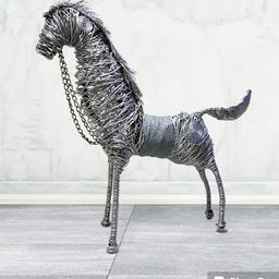 مجسمه اسب مفتولی کد 02