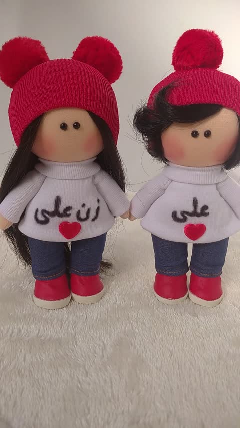 عروسک روسی ست پانزده سانتی با اسم انتخابی 