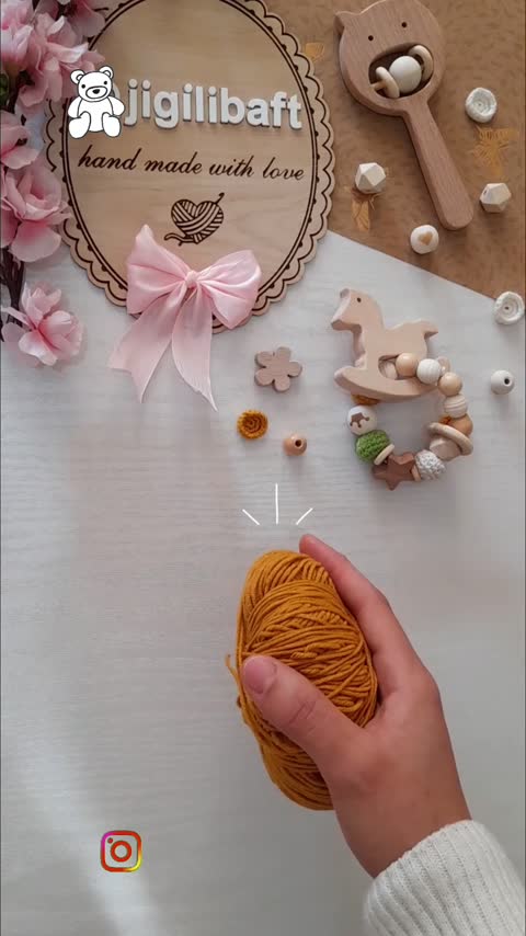 عروسک ببر بافتنی دستساز