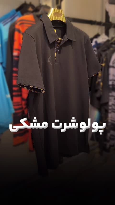 پولوشرت مشکی مردانه-جودان پنبه