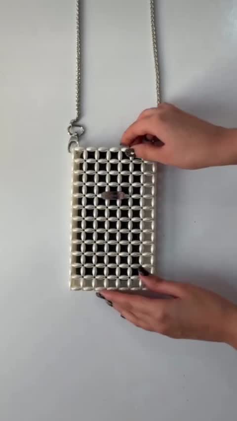 کیف جا گوشی مرواریدی