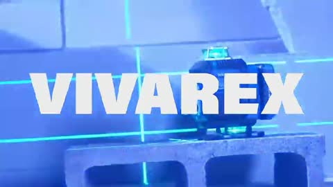 تراز لیزری 16 خط نور سبز صنعتی VIVAREX 4D ویوارکس VIP مدل VR1604-L2 بهمراه کیف BMC قابل حمل لوازم کامل دارای ریموت کنترل