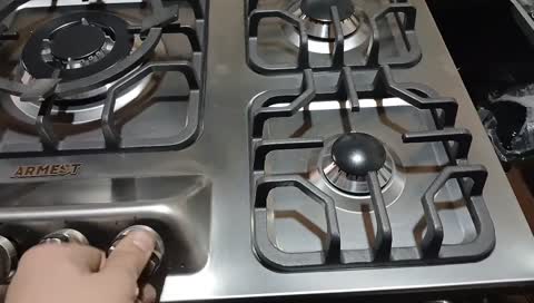 اجاق گازصفحه ای استیل ترموکوپل دار Armest مدل لوفرا(هزینه ارسال بصورت پس کرایه هست