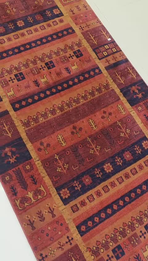 کناره فرش بلوچ درختی