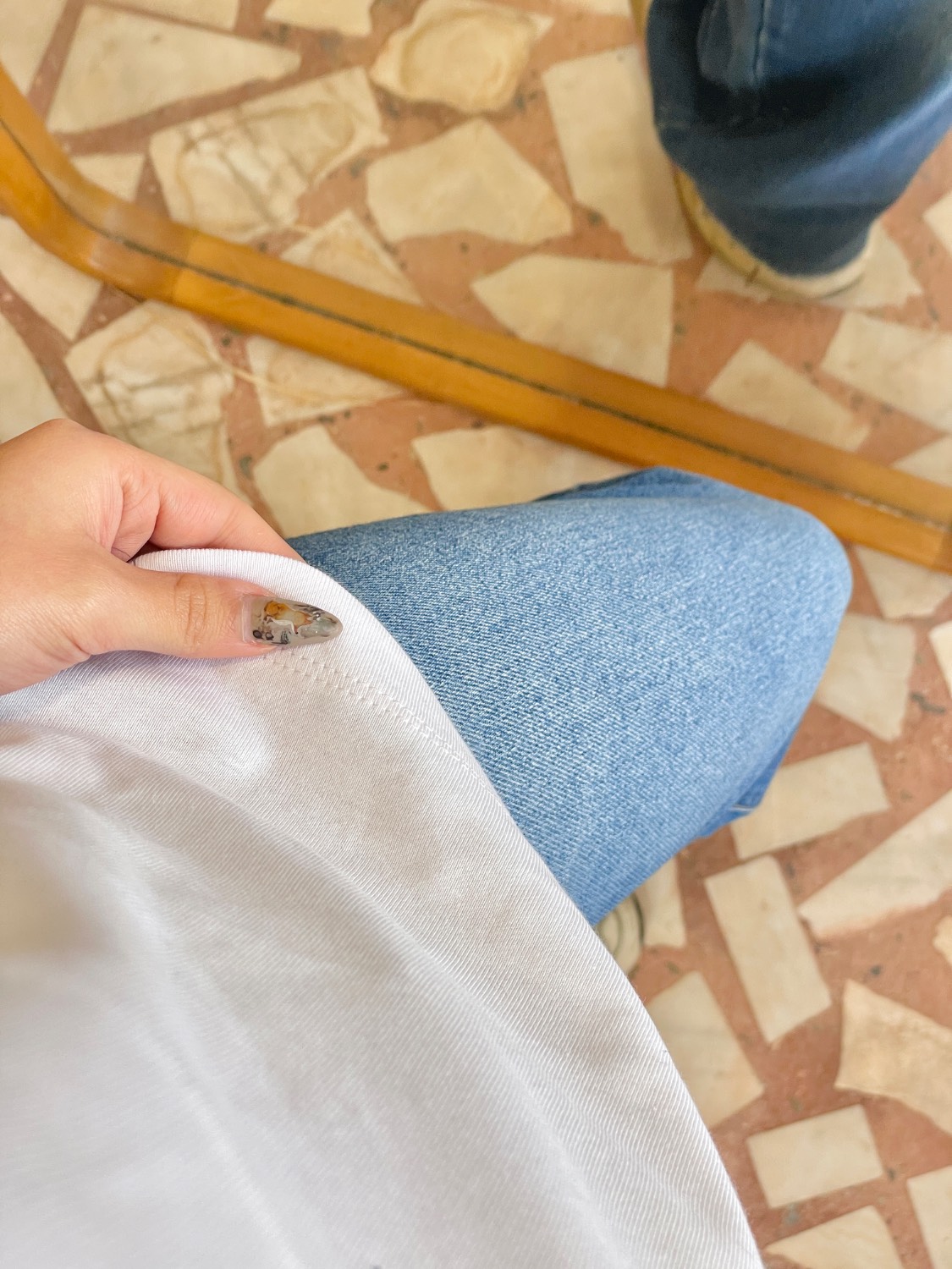 تاپ حلقه ای ساده نخی وارداتی بیسیک