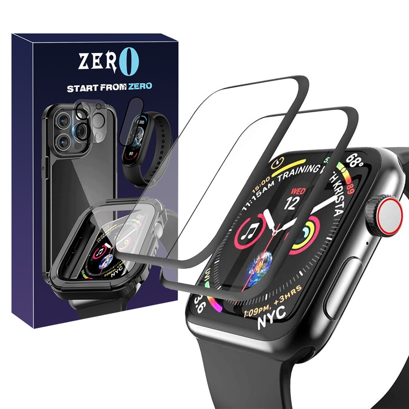 محافظ صفحه نمایش زیرو مدل Film Protector ZR مناسب برای اپل واچ سری 8 SE سایز 44 میلی متری بسته دو عددی – با بهترین ک…