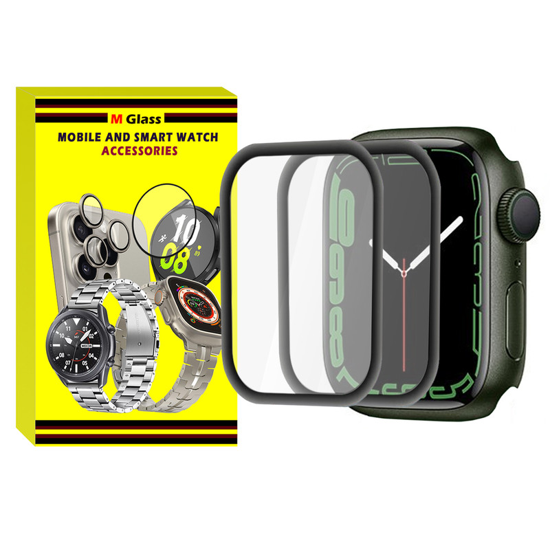 محافظ صفحه نمایش امگلس مدل Film Protector MG مناسب برای اپل واچ سری 7 SE سایز 40 میلی متری بسته دو عددی – با بهترین …