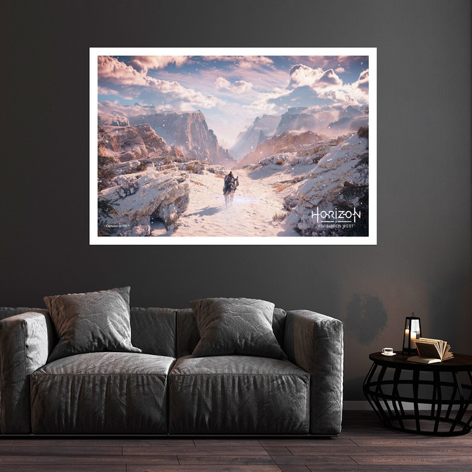 تابلو بکلیت طرح انیمیشن Horizon Forbidden West مدل قاب شاسی W-s8812 ارسال فوری مدل 1