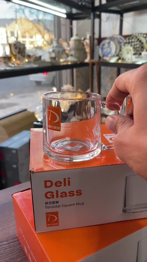 فنجان مدل کلارا (6عددی) Deli glass